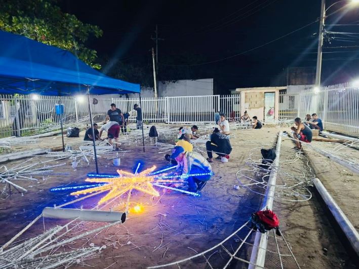 Llegó la Navidad: inicia montaje e iluminación en preparación para encendido de Bella Vista