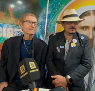 Henry Cedeño y Dairus visitaron el stand de Noticia al Día en Expozulia