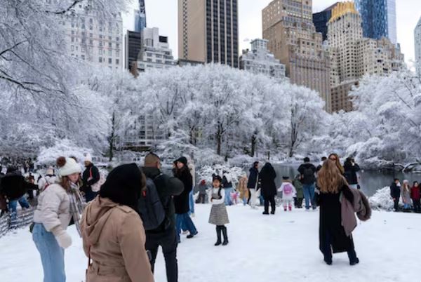 Así se ven Nueva York y estados vecinos vestidos de blanco ante primera gran tormenta invernal