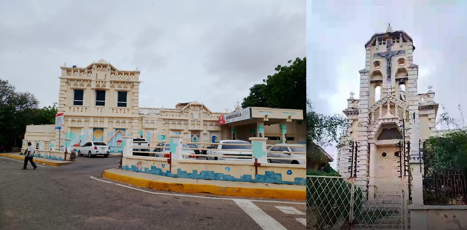 Mirada a la redonda por El hospital de Niños de Maracaibo en Veritas y La capilla Santa Teresita del Niño Jesús