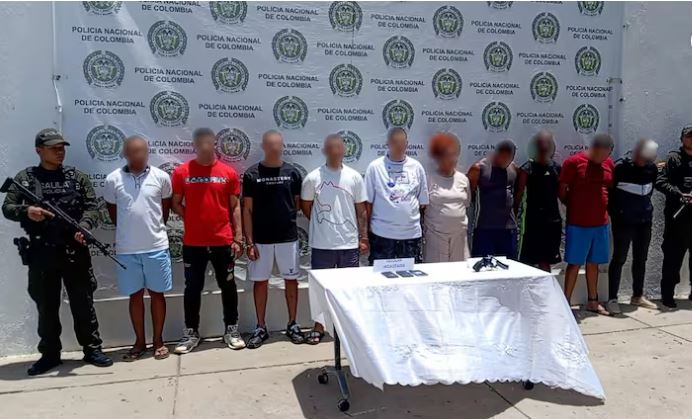 Capturadas 113 personas en operativo nacional contra la extorsión y el secuestro en Colombia