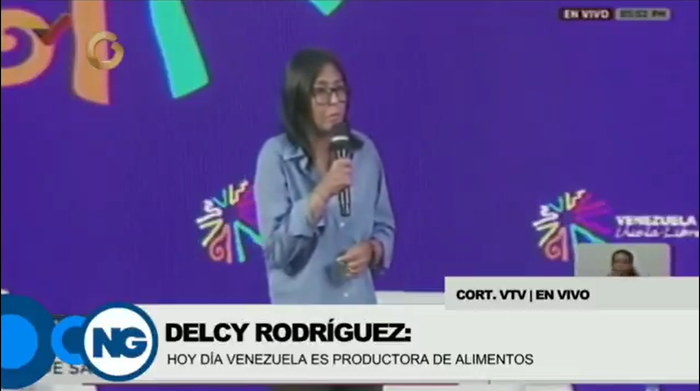 Delcy Rodríguez cataloga la nueva alianza con la empresa italiana ENI como 