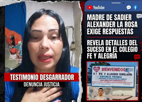 Madre de adolescente fallecido por un botellazo en la cabeza en Monagas rompe el silencio y denuncia encubrimiento escolar: "A mi hijo lo golpearon"
