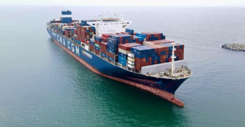 Así arribó a Venezuela por primera vez, el segundo portacontenedores de su clase más grande del mundo