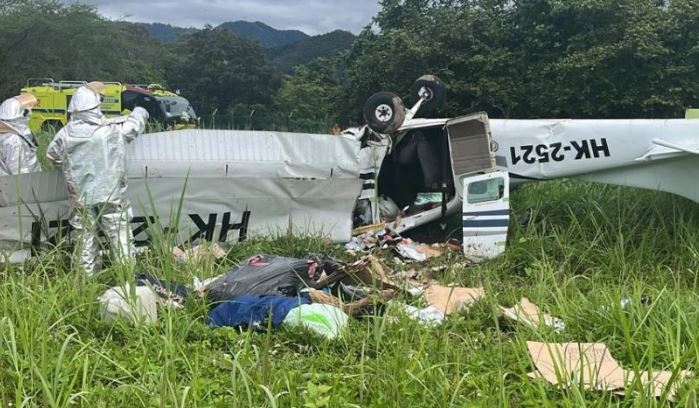 Cuatro muertos dejó accidente aéreo en Colombia