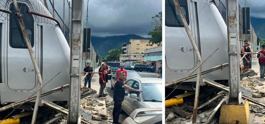 Se descarriló un vagón del Metro de Caracas: No hubo heridos