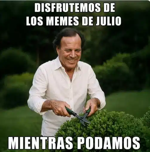 Los mejores memes de Julio Iglesias inundan las redes sociales en su curiosa tradición anual