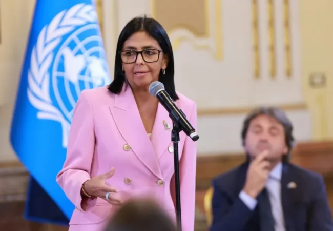 Venezuela confirma la participación de la presidenta (E) Delcy Rodríguez en la Asamblea General de la ONU
