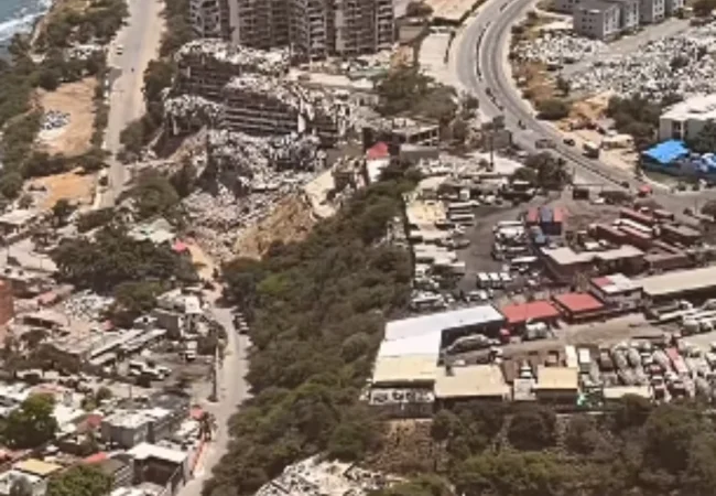 El desgarrador panorama de La Guaira desde el aire tras el doble terremoto