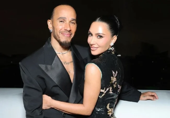 Kim Kardashian y Lewis Hamilton acaparan miradas en Los Ángeles
