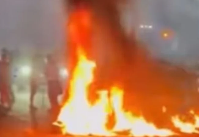 Protestaron en varios lugares de Maracaibo ante fallas eléctricas