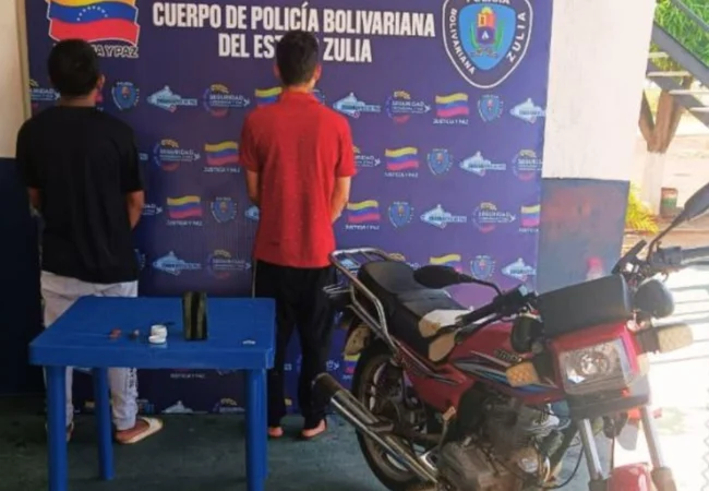 Dos hombres fueron aprehendidos por efectivos