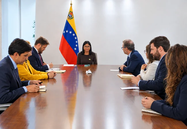 Presidenta Delcy Rodríguez se reúne con Human Rights Watch para fortalecer la agenda de derechos humanos