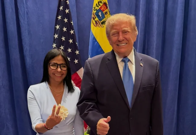 Delcy Rodríguez y Donald Trump sostuvieron encuentro histórico en Nueva York