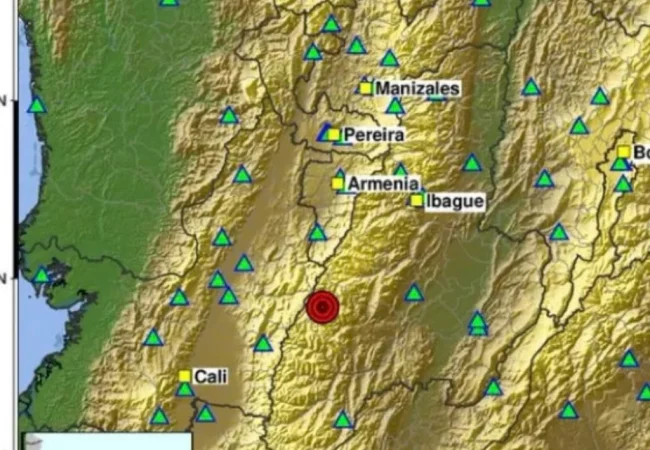 Sismo de magnitud 4,5 sacudió el centro occidente de Colombia este miércoles 23-Sep