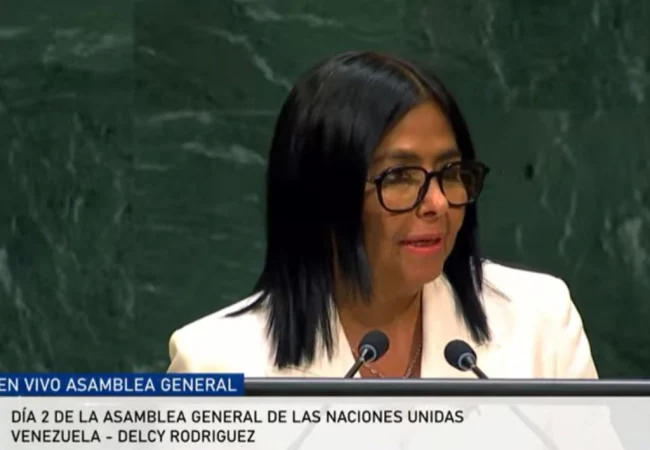 Delcy Rodríguez ante la ONU: "Venezuela renace tras la confrontación y la tragedia natural para abrir un nuevo tiempo político y de paz"