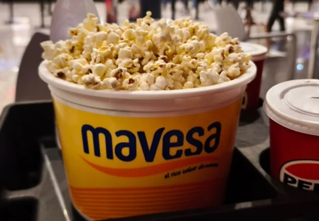 Cines Unidos innova la forma de comer cotufas en su nuevo envase de margarina Mavesa