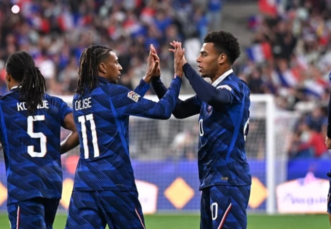 Francia golea a Bélgica con un Olise inspirado y afianza su liderato en la Liga de Naciones