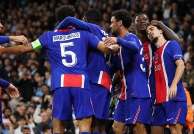 PSG exhibe su mejor versión y supera al Manchester City en la Champions League