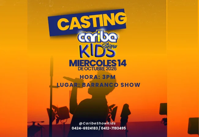 Caribe Show Kids anuncia su gran casting buscando a los nuevos talentos musicales de la región
