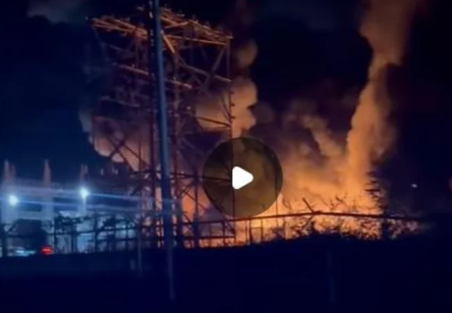 Se incendió una fosa de petróleo en Lagunillas: Bomberos atendieron la emergencia