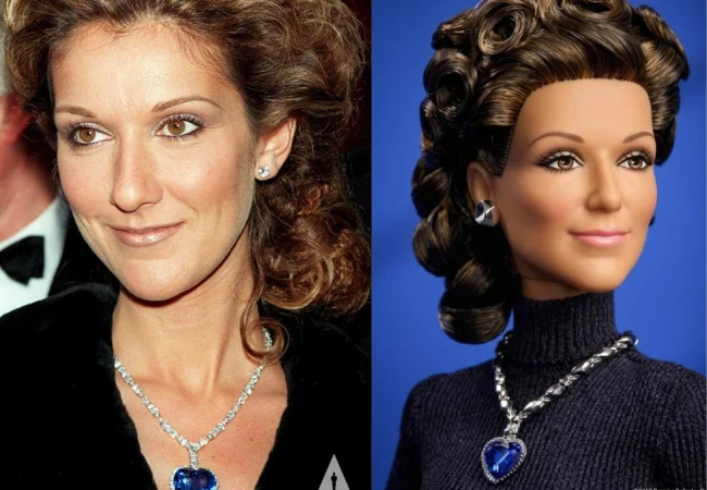 Mattel inmortaliza a Céline Dion con una Barbie inspirada en su histórica actuación en los Premios Oscar del 98′