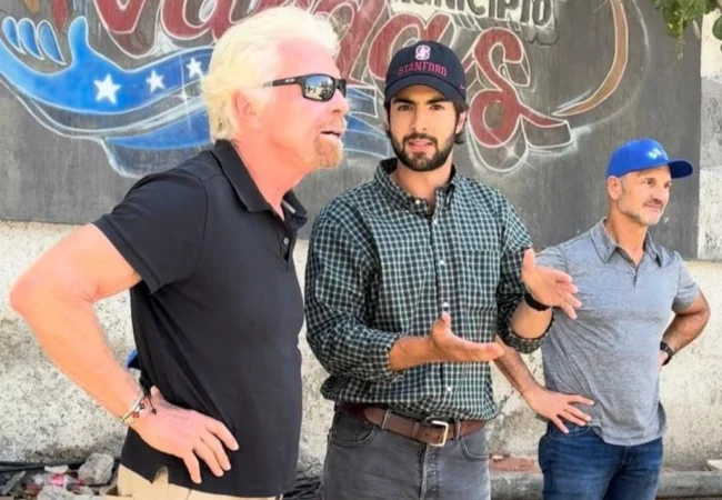 Richard Branson tras su visita a La Guaira: "Nada me pudo preparar para la devastación"